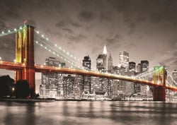 Puzzle 1000 pièces - New York City Brooklyn Bridge - Eurographics