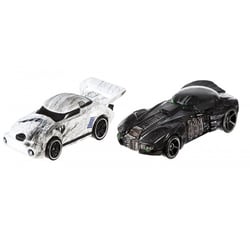 Pack de 2 vehicules star wars stormtrooper et death trooper - hot wheels rogue one - mattel - dxp95