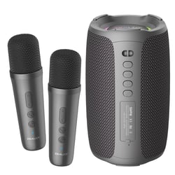 Enceinte Bluetooth Sans Fil Avec Microphone Et Lumières RGB Pour Karaoké YONIS