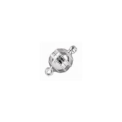 Fermoir magnétique, rond, 7 mm ø, platine, 1 pièce