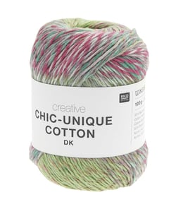 Pelote de coton Creative Chic-Unique Cotton DK 100g de Rico Design : L’alliance parfaite de la créativité et de la légèreté 04 Aqua