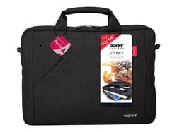 PORT Designs Sacoche PC pour ordinateur portable moderne et design SYDNEY Toploading 13/14 pouces noire