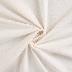 Tissu Coton imprimé Petits coeurs roses sur fond Blanc