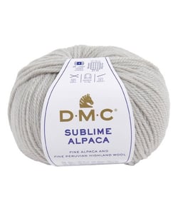 Pelote de Laine et Alpaga Sublime Alpaca - DMC : Luxe et Douceur pour l'Hiver 012 Gris
