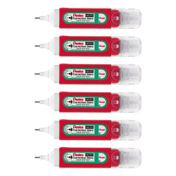 Stylo correcteur PENTEL Pentex ZLC31-W - Pointe fine - 12 ml - Lot de 6