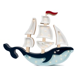 Lampe Veilleuse Navire bleu navy - Little Lights