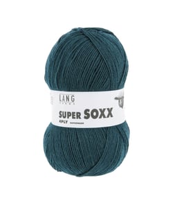 Pelote à tricoter SUPER SOXX 4 fils - 100 Gr - Lang Yarns - La laine à chaussettes incontournable 0188 Vert