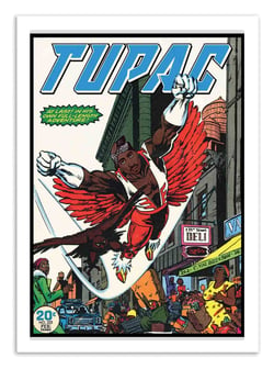 Affiche - Tupac Comics - David Redon