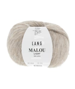 Pelote d'Alpaga et laine MALOU LIGHT - LANG YARNS 26 Marron