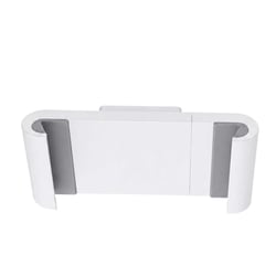 Nedis Support Mural pour Tablette et Smartphone 7-12 Pouces Rotatif 360° Blanc / Gris