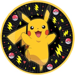 8 Assiettes Pokémon Pikachu