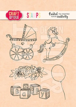 Tampons transparents Stroller Baby Craft and you design