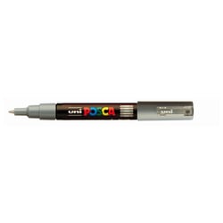 Lot de 12 Marqueurs pointe conique extra-fine POSCA PC1MC 0,7 - 1mm Gris POSCA