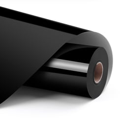 LOKLiK – Vinyle Adhésif Permanent Brillant – Noir – 30.5 x 180 cm