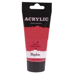Acrylic, rouge classique, Peint.acrylique d'artistes, tube - 75ml