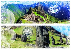 Puzzle 1000 pièces - Travel around the World - Chili et Pérou - Grafika