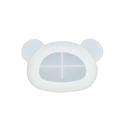 Moule en silicone 13 cm x 8,3 cm - Plat tête de l'ours 2D