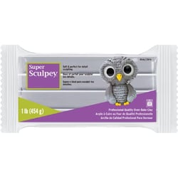 Super Sculpey gris- semi-transparent - 454 gr - Sculpey