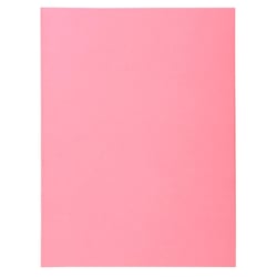 Paquet de 50 chemises 2 rabats SUPER 210 - 24x32cm - Rose - x 5 - Exacompta