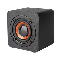 Enceinte Bluetooth Bois Mega Bass Autonomie 8h Ultra Portable Noir YONIS