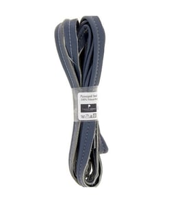 Passepoil Simili cuir 1,5m x 10mm - Passion Rubans Bleu
