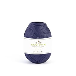 DMC - Raphia Eco Vita Raffia 50g Tricot Crochet Tissage Macramé Col. 071 Bleu