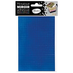 Petits carrés miroirs - Bleu - Adhésif - 0,5x0,5cm - Scrapbooking - Loisirs créatifs - Aladine