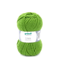 Fil à tricoter LISA PREMIUM UNI - Grundl 33 Vert