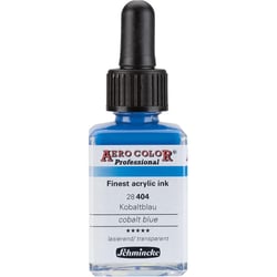 Encre acrylique - Extra-fine - Bleu de cobalt - 28 404 - Aéro Color Pro - Schmincke