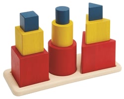 Puzzle d'encastrement 3 formes - Plan Toys