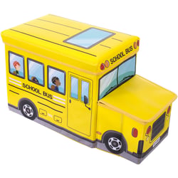 coffre de rangement et banc bus scolaire