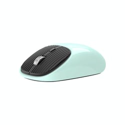 Souris Sans Fil Rechargeable Type-C Rouge 2.4G 1600 DPI Bleu Clair YONIS