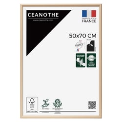 Cadre photo Essentiel exposition brut 50x70 cm