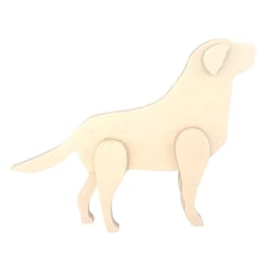 Jouet en bois Chien 9,5 x 12,5 x 2 cm