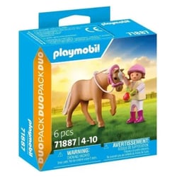 PLAYMOBIL Horses of waterfall - enfant avec cheval - duo pack - 71887