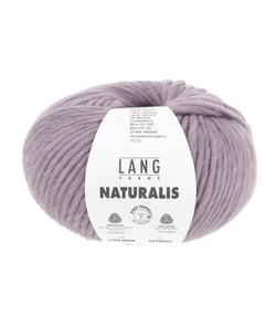 Pelote de laine Mérinos à tricoter Naturalis - Lang Yarns 46 parme