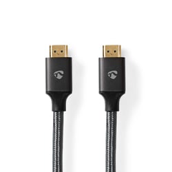 Nedis Câble HDMI vers HDMI Ultra Haute Vitesse 48 Gbps 8K à 60Hz 3m Gris anthracite