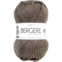 Pelote de laine - Taupe - 50% Laine 50% acrylique - Bergère de France - Idéale 4