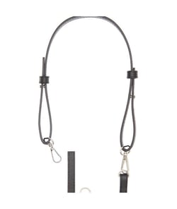 Bandoulière de Sac à Main Courte Rico Design - Un Accessoire de Style et de Praticité Noir/Argent