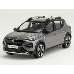 Voiture miniature de collection - NOREV - Renault Kardian 2024 - Échelle 1/43 - Oyster Grey/Black - Monté métal