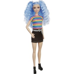 Barbie Fashionistas poupée mannequin aux cheveux bleus