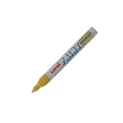 Lot de 12 Marqueurs Pointe conique moyenne PAINT Marker PX20 2,2 - 2,8mm Jaune UNI-BALL