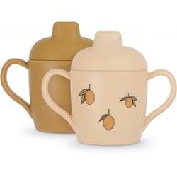 Lot de 2 tasses à bec Citron Konges Sløjd