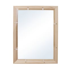 Cadre bois av.verre acrylique,FSC MixCred, 35x26x0,7cm, av. double disque acrylique
