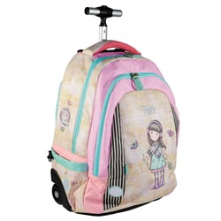 Sac à dos à roulettes Santoro Gorjuss Collection 48 CM - 2 compartiments Lost in Music