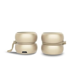 Xoopar YoYo Enceinte Stéreo Bluetooth sans fil Or