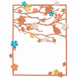 Matrices de découpe - Oiseux sur branches - 2 dies Thinlits - Sizzix