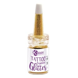 Ki-Sign - Paillettes pour la peau Doré Flacon 7 ml