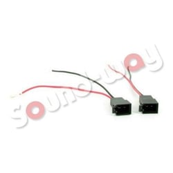 Câbles adaptateurs fiche enceintes voiture SOUNDWAY AH-2.4 lot 4 filaires