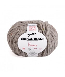 Pelote de laine Venise - Cheval Blanc Gris (038 - MASTIC)